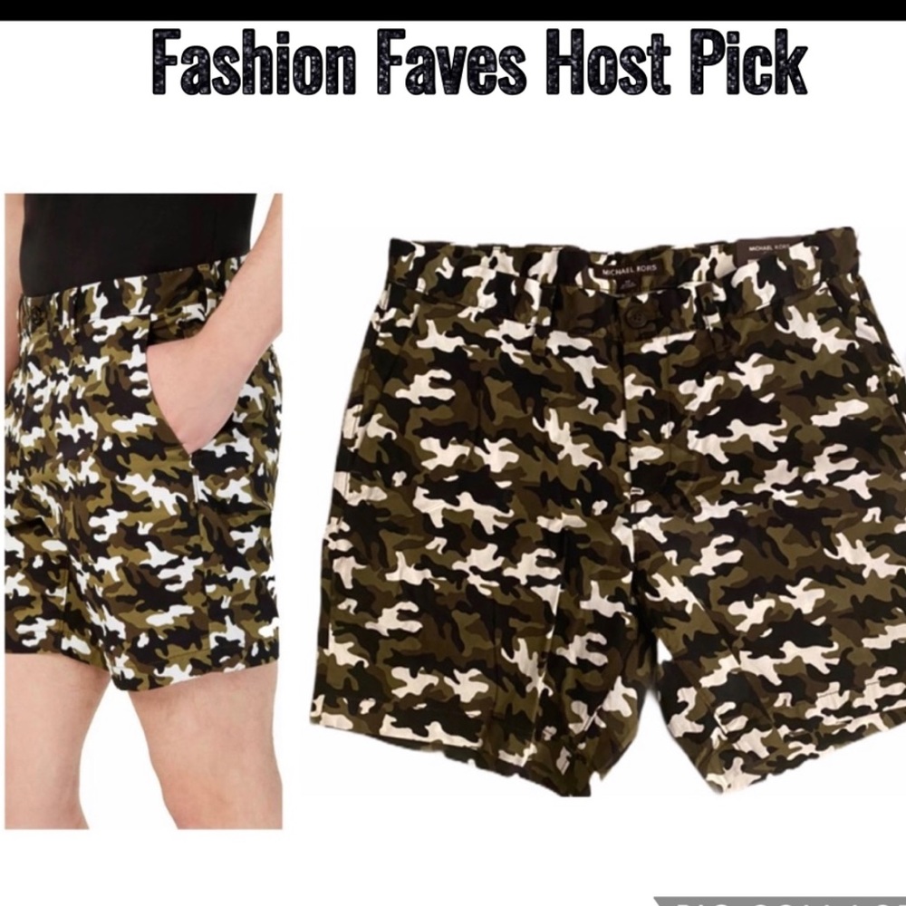 š„Host Pickš„Michael Kors stretch camo shorts - Picture 1 of 4